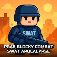 PGA6 Blocky Combat SWAT Apocalypse - Apocalypse Escape game